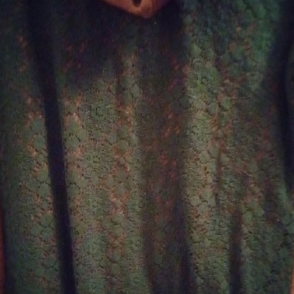 Womans L Chance or Fate Red and Black Laced BackOversized Long Sleeve Sweatshirt - Picture 5 of 5